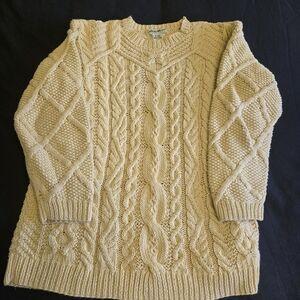 Eddie Bauer Ivory Knit Sweater